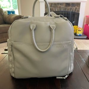 Ayla & Co. Cream Baby Bag